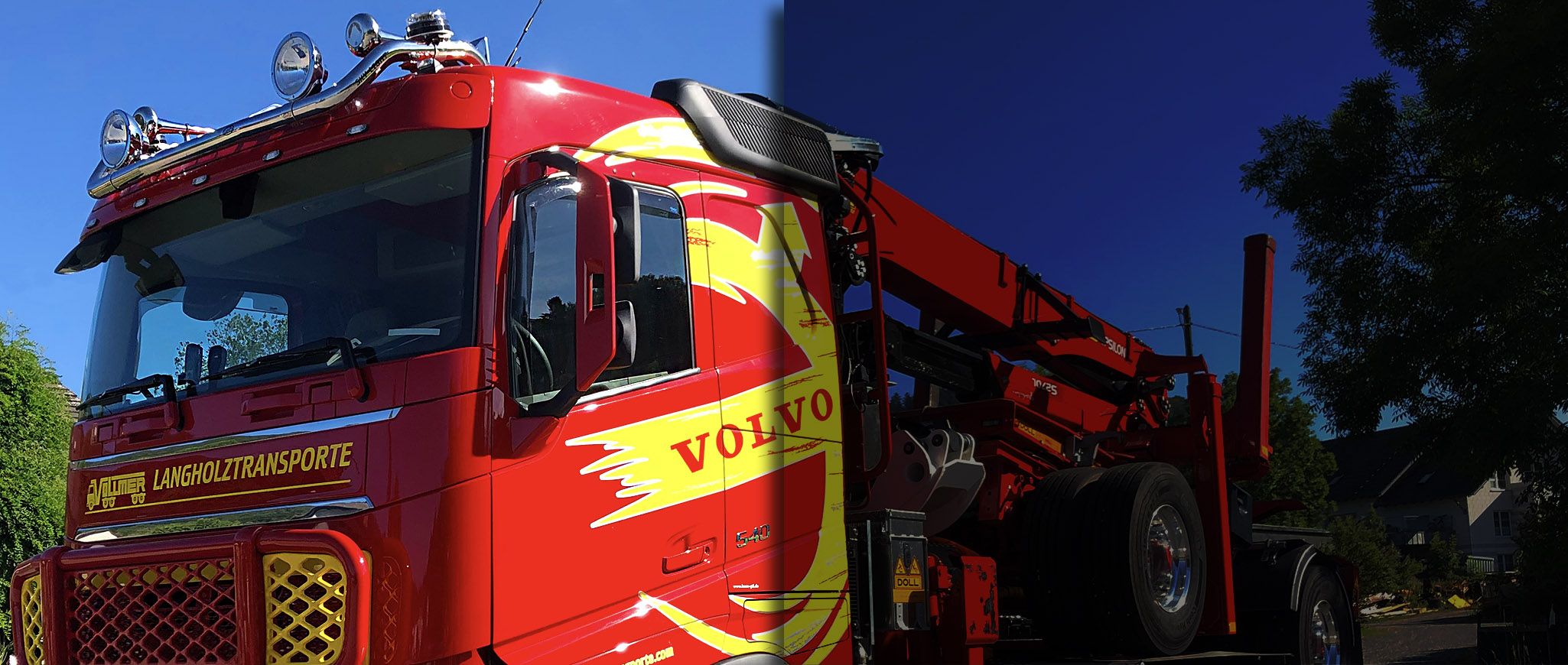 Vollmer Langholztransporte VOLVO LKW Gespann